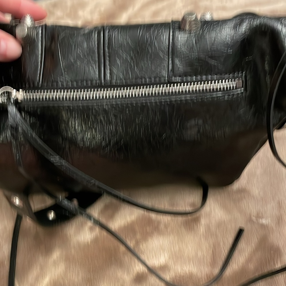 Balenciaga fanny pack waist bag bumbag women’s men’s cracked leather Italy - Picture 4 of 8